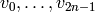 v_0, \ldots, v_{2n-1}