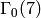 \Gamma_0(7)