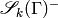 \sS_k(\Gamma)^-