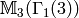 \sM_{3}(\Gamma_1(3))