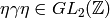 \eta \gamma \eta \in GL_2(\Z)