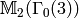 \sM_2(\Gamma_0(3))