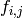 f_{i,j}
