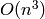 O(n^3)