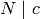 N\mid c