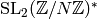 \SL_2(\Z/N\Z)^*