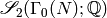 \sS_2(\Gamma_0(N);\Q)