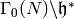 \Gamma_0(N)\backslash \h^*