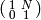\abcd{1}{N}{0}{1}