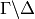 \Gamma \backslash \Delta