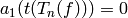a_1(t(T_n(f))) = 0