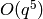O(q^5)