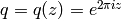 q=q(z)=e^{2\pi i z}