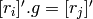[r_i]'.g = [r_j]'