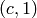 (c,1)