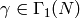 \gamma \in \Gamma_1(N)