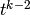 t^{k-2}