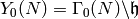 Y_0(N)=\Gamma_0(N)\backslash \h