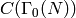 C(\Gamma_0(N))