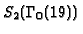 $S_2(\Gamma_0(19))$