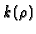 $k(\rho)$