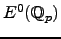 $E^0(\mathbb{Q}_p)$