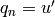 q_{n}=u'