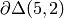 \partial \Delta (5,2)