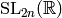 \SL_{2n} (\R)