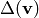 \Delta (\vv)