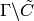 \Gamma \backslash \tilde{C}