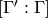 [\Gamma
':\Gamma]