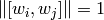 \|[w_{i},w_{j}]\|=1