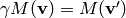 \gamma M
(\vv) = M (\vv ')