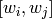 [w_{i},w_{j}]