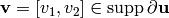 \vv =
[v_{1},v_{2}]\in \support \partial \uu