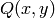 Q (x,y)