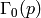 \Gamma_{0} (p)