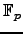 $\mathbb{F}_p$