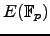 $E(\mathbb{F}_p)$
