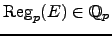 $\Reg _p(E) \in \mathbb{Q}_p$