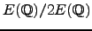 $E(\mathbb{Q})/2 E(\mathbb{Q})$