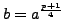 $ b=a^{\frac{p+1}{4}}$