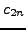 $ c_{2n}$