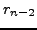 $\displaystyle r_{n-2}$