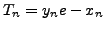 $ T_n=y_ne-x_n$