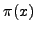 $ \pi(x)$