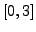$ [0,3]$