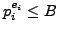 $ p_i^{e_i}\leq B$
