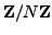 $ \mathbb{Z}/N\mathbb{Z}{}$